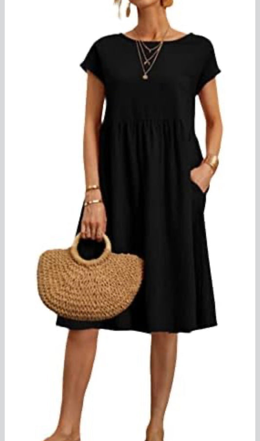 No Brand Dress L Black