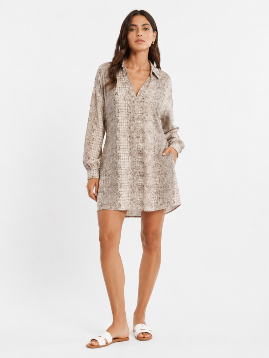 Dynamite Shirt M Snakeskin