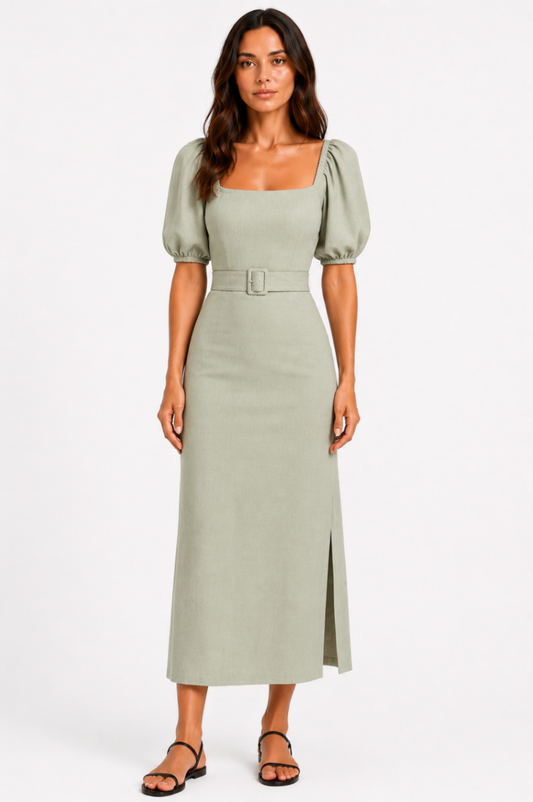 New Look Dress UK 8 Light Green