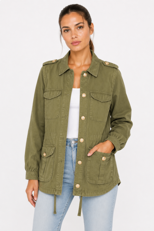 NEXT Jacket UK 12 Army Green