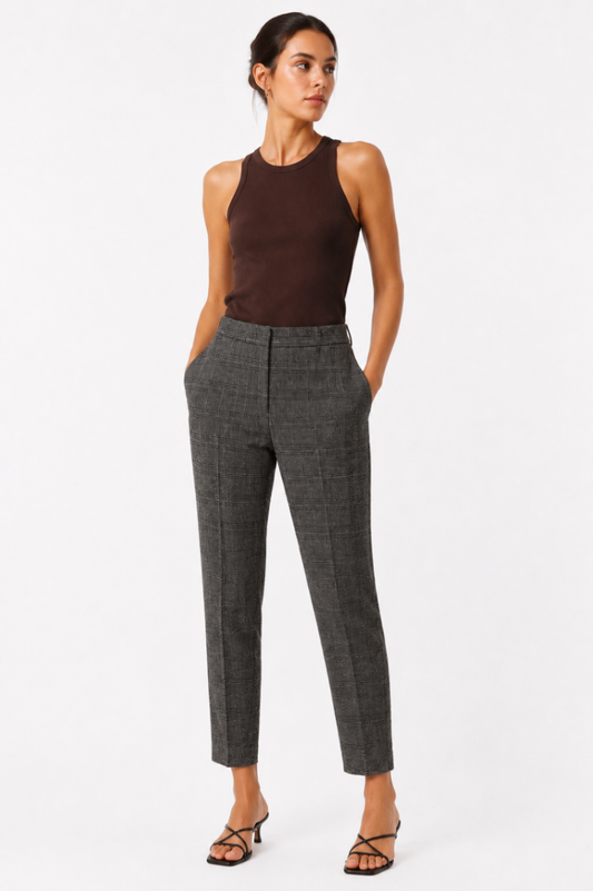 Mango Pants UK 8 Grey