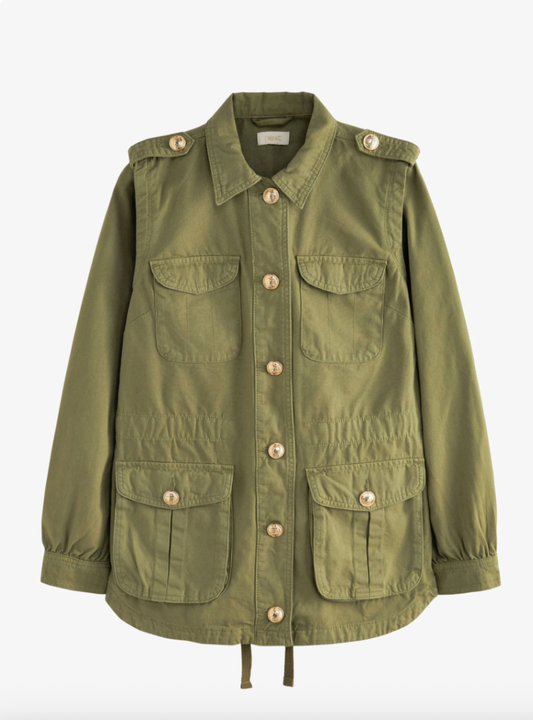 NEXT Jacket UK 12 Army Green