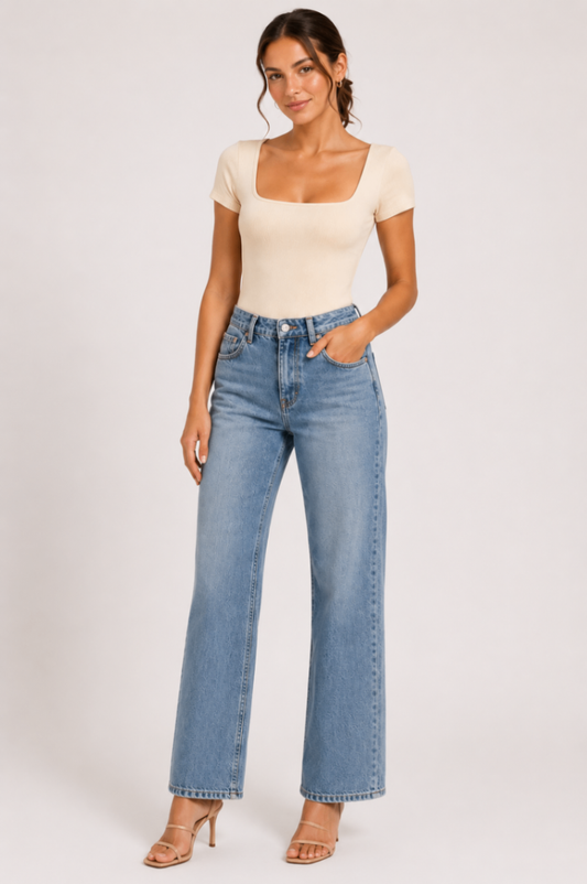 Unbranded Bodysuit L Beige