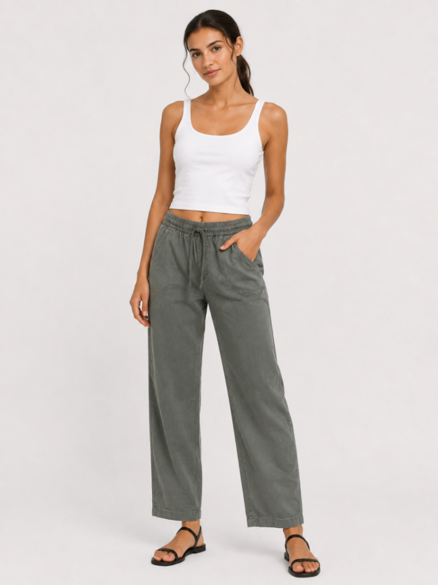 Zara Pants M Green 