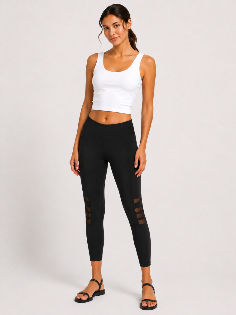 SHEIN Leggings 2XL Black