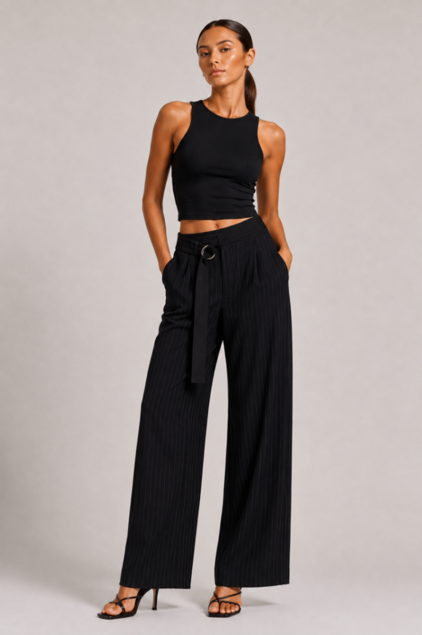 Mango Pants EUR 36 Black