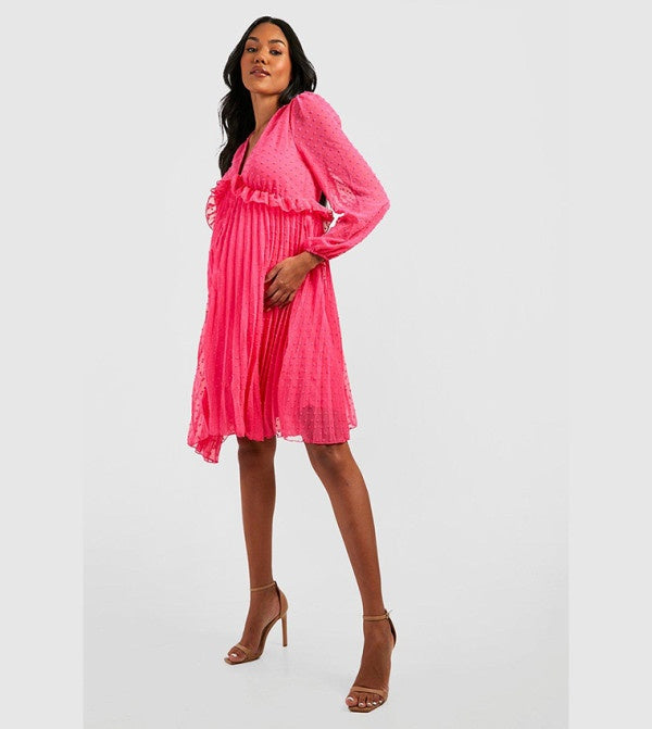 boohoo Dress UK 10 Hot Pink