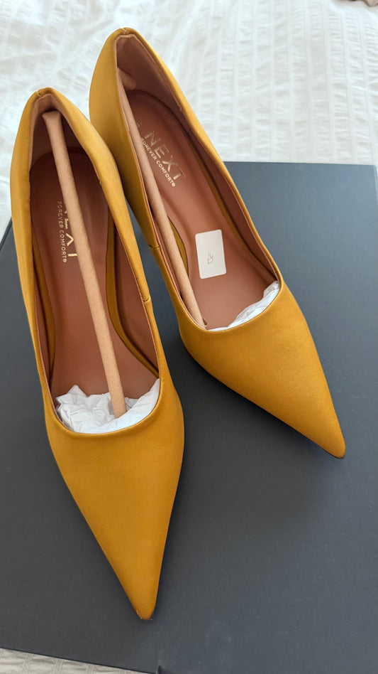 NEXT Pumps US 6 / UK 4 Mustard Yellow