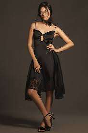 Anthropologie Dress M Black
