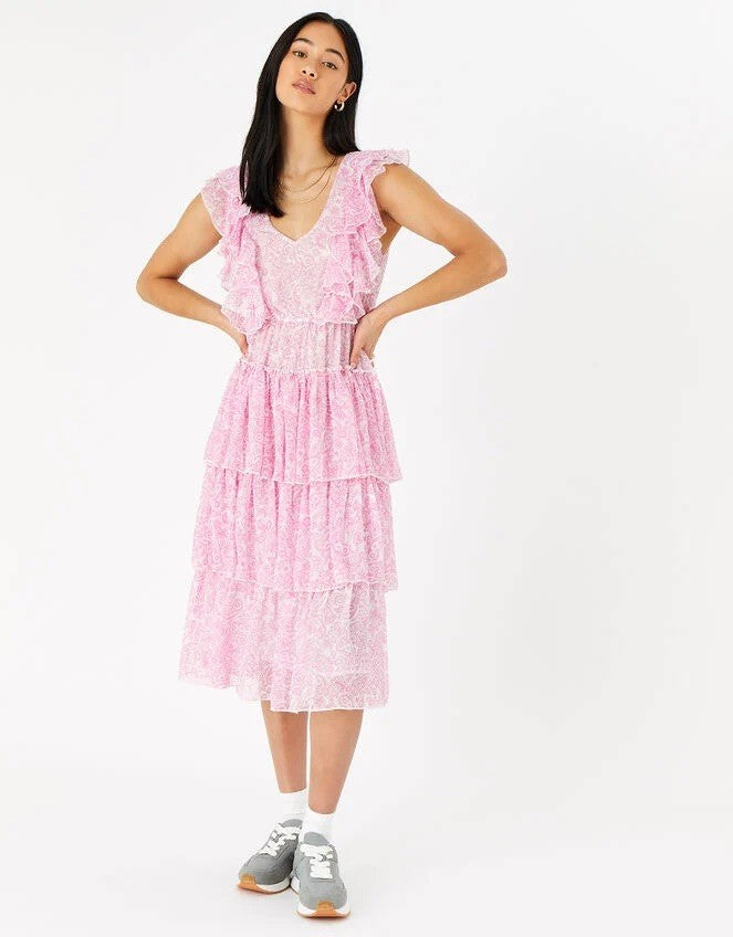 Accessorize London Dress M / UK 12-14 Pink