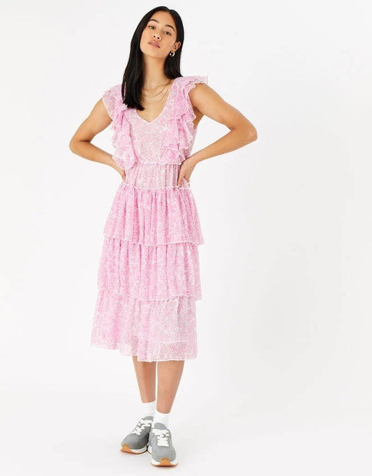 Accessorize London Dress M / UK 12-14 Pink