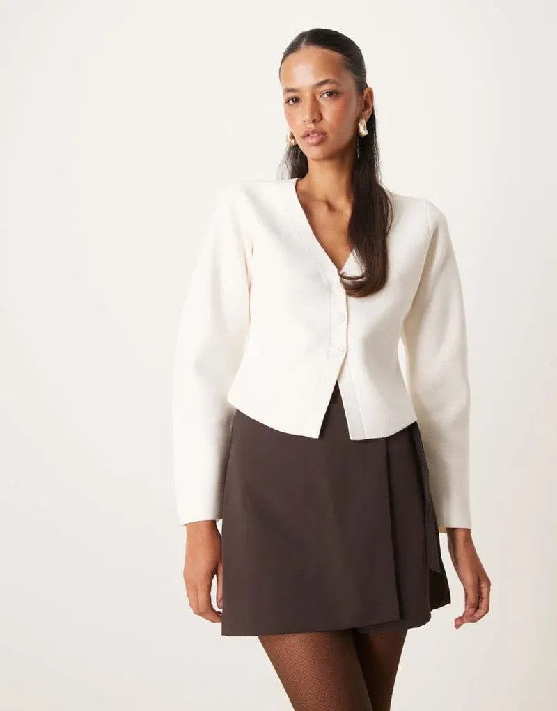Abercrombie & Fitch Sweater L Cream