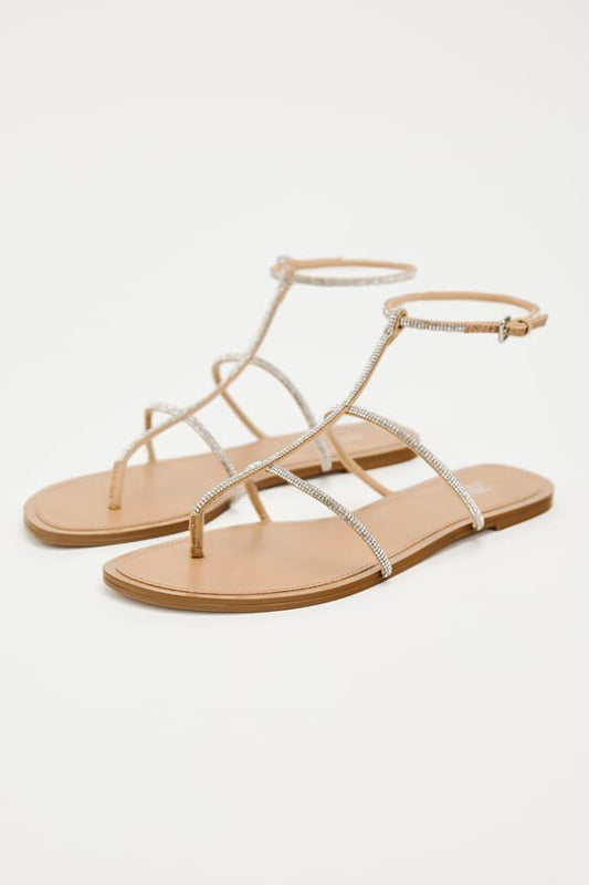 Zara Sandals EU 38 Beige