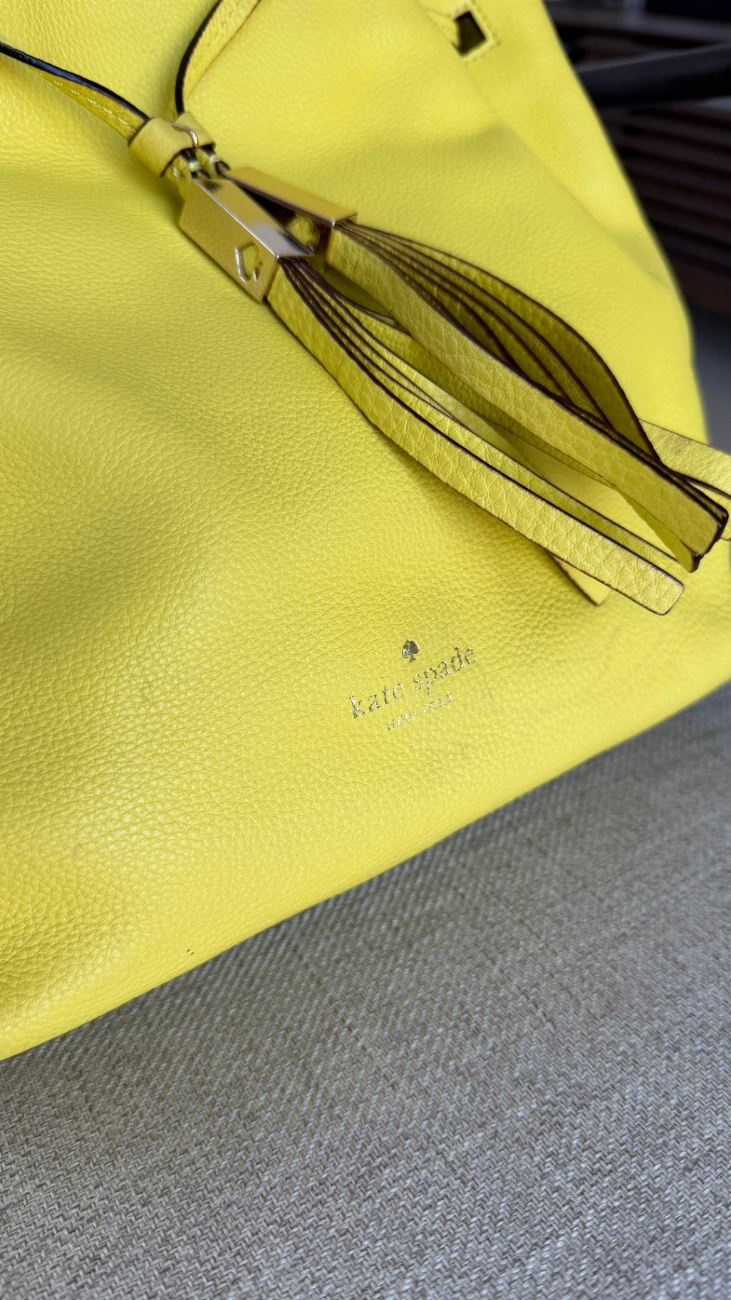 Kate Spade Purse Yellow