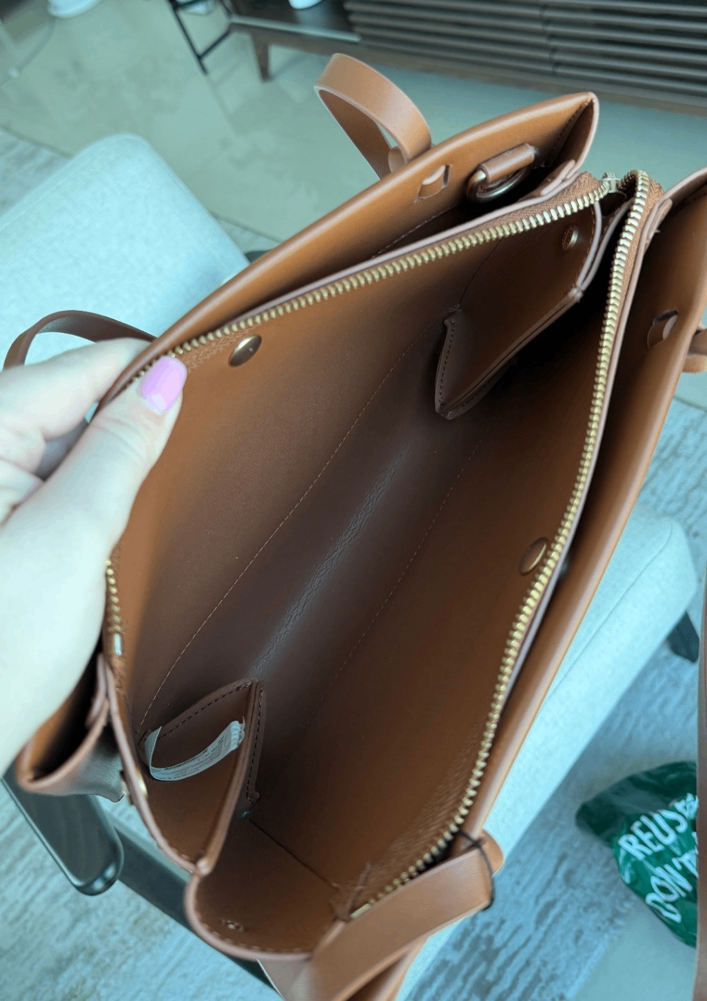 Charles & Keith Purse Brown