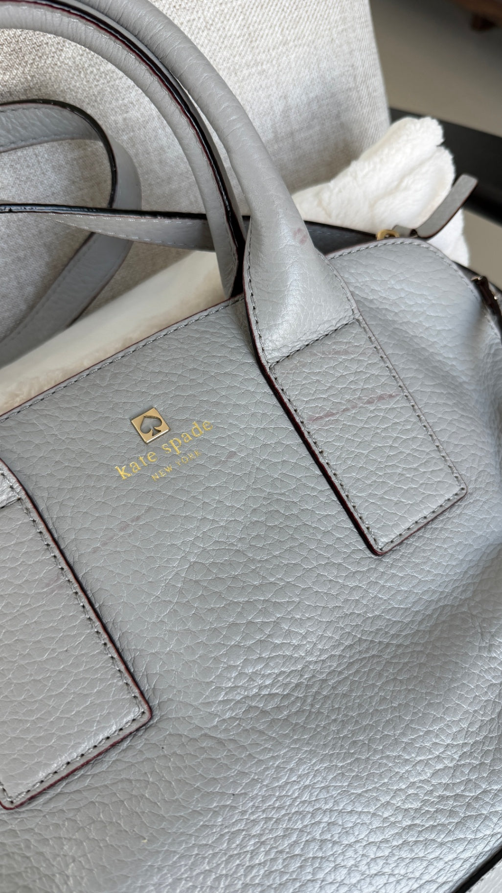 Kate Spade Purse Light Grey