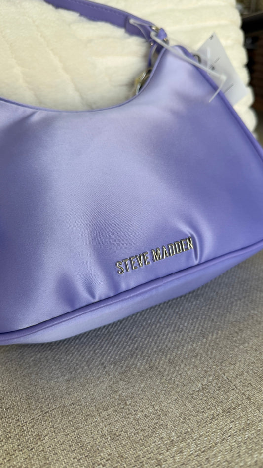 Steve Madden Satin Purse Lilac