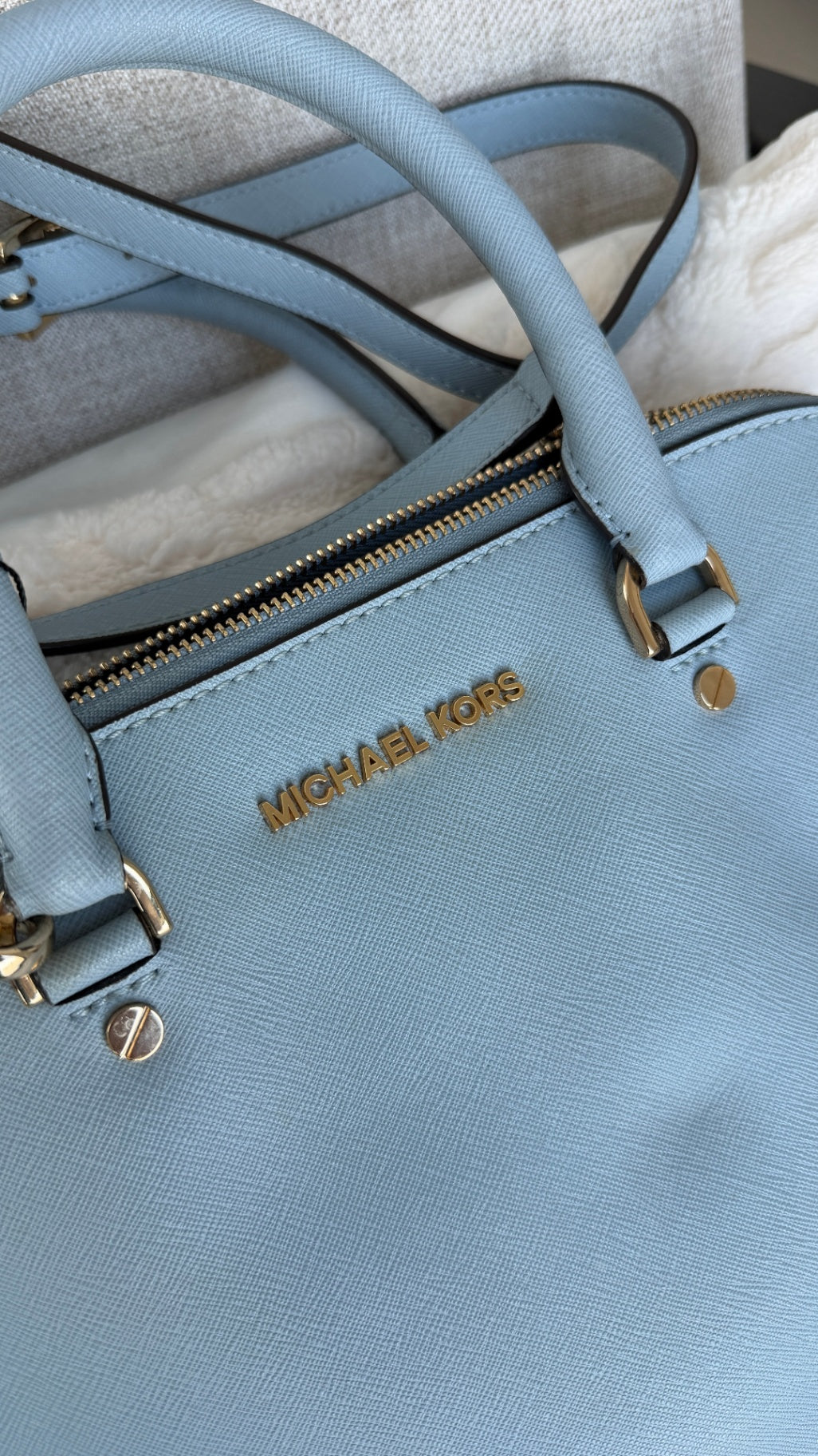 Michael Kors Purse Light Blue
