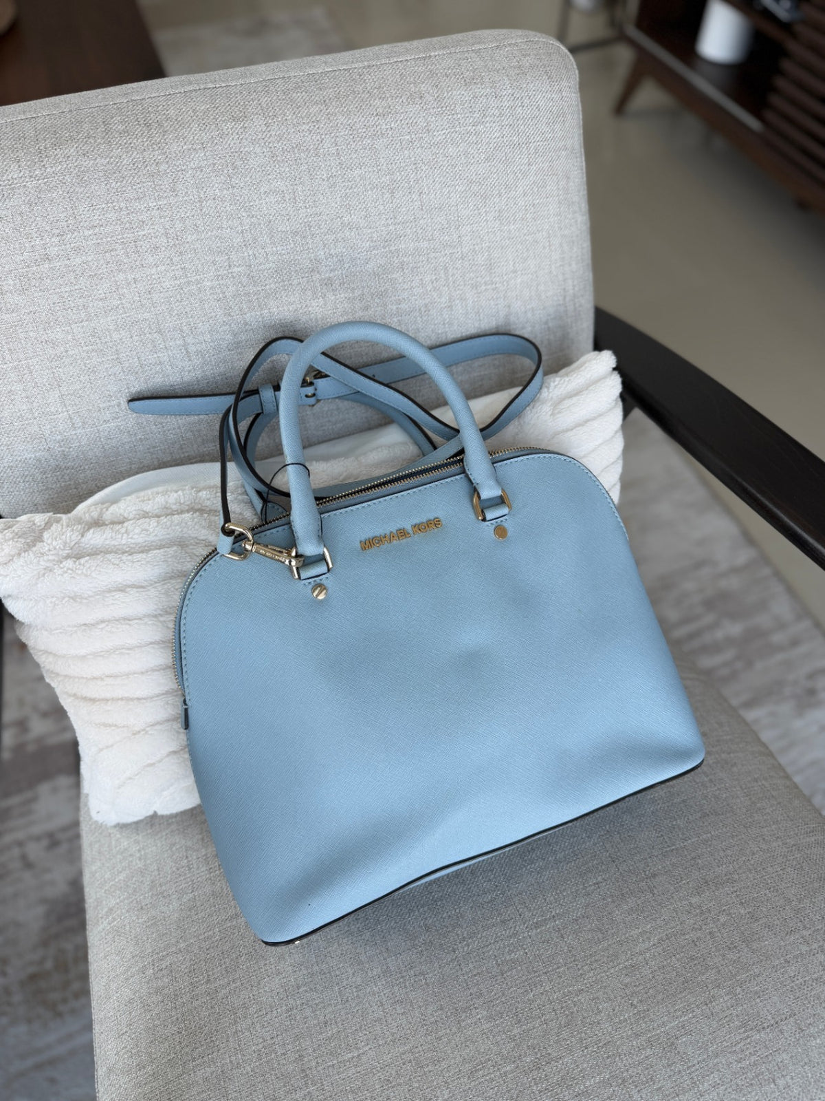 Michael Kors Purse Light Blue
