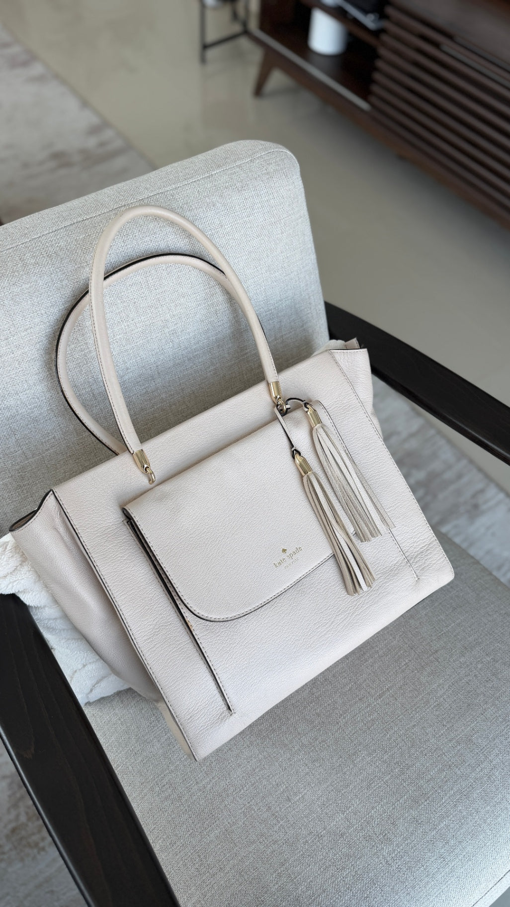 Kate Spade Purse One Size Light Beige
