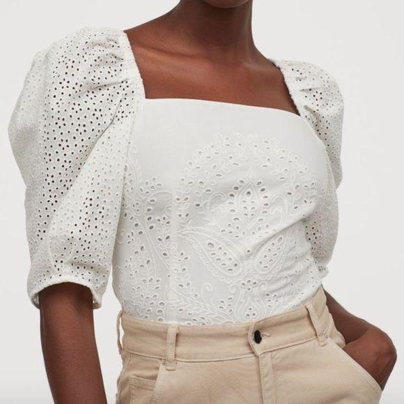 H&M Blouse S White