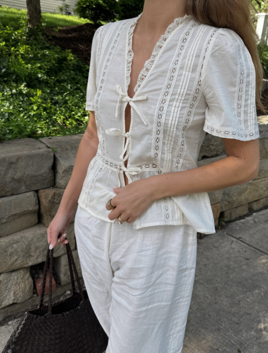 Sézane Blouse 36 White