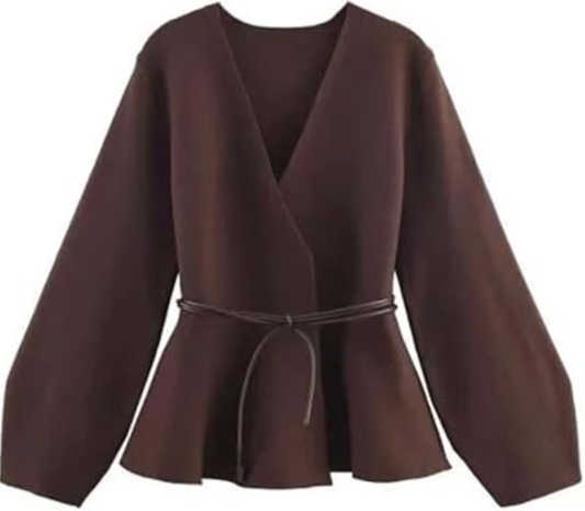 ZARA Sweater S Brown