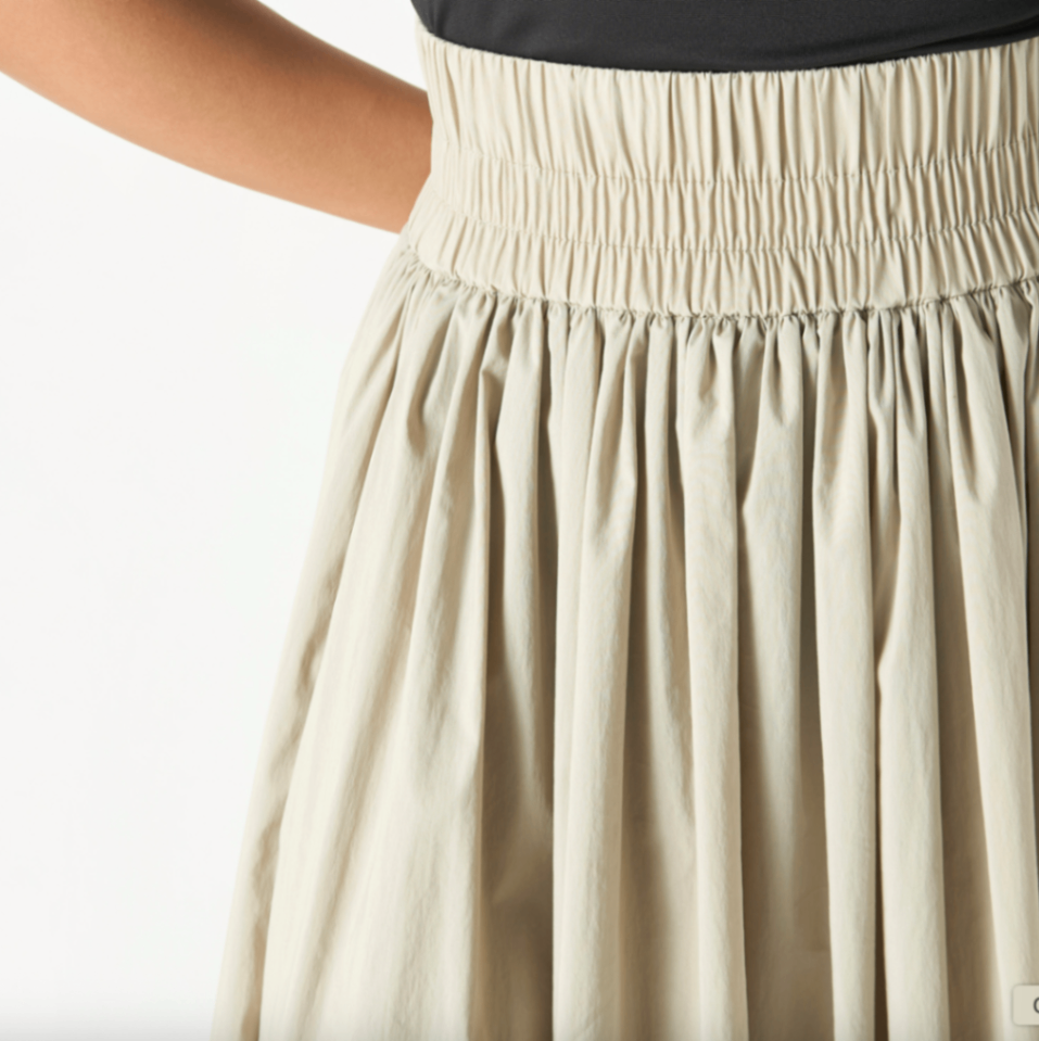 Splash Skirt L Beige
