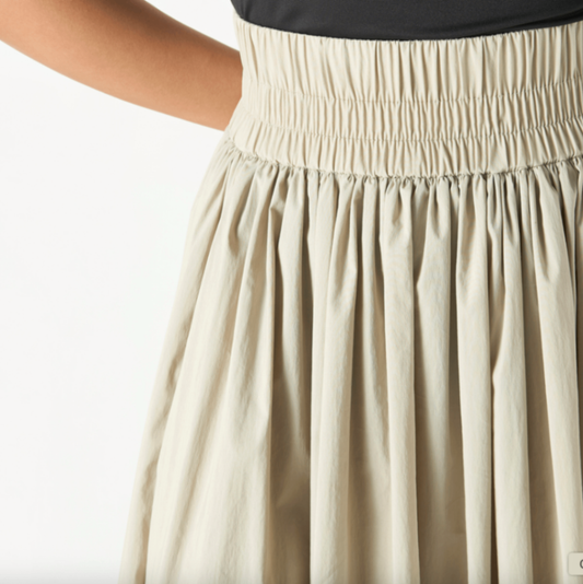 Splash Skirt L Beige