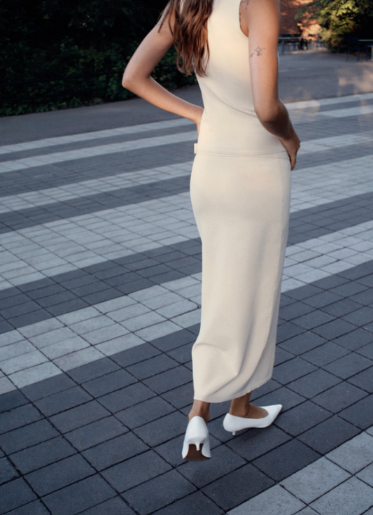 Zara Skirt M Beige