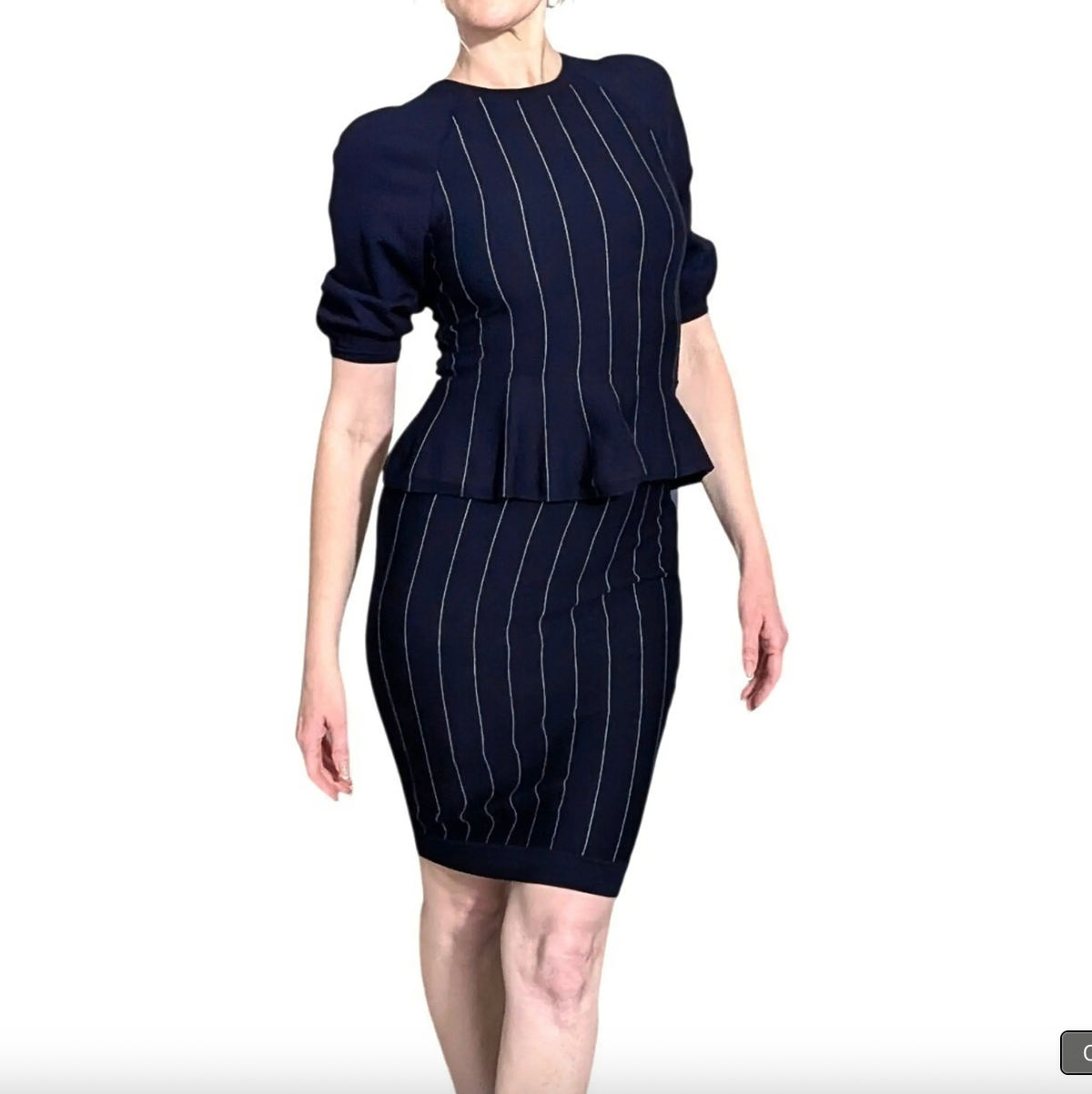 Karen Millen Dress 1 Navy Blue
