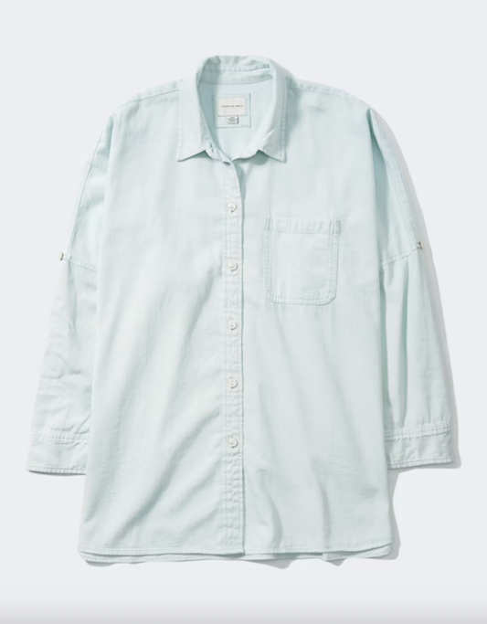 American Eagle Shirt XS Light Blue