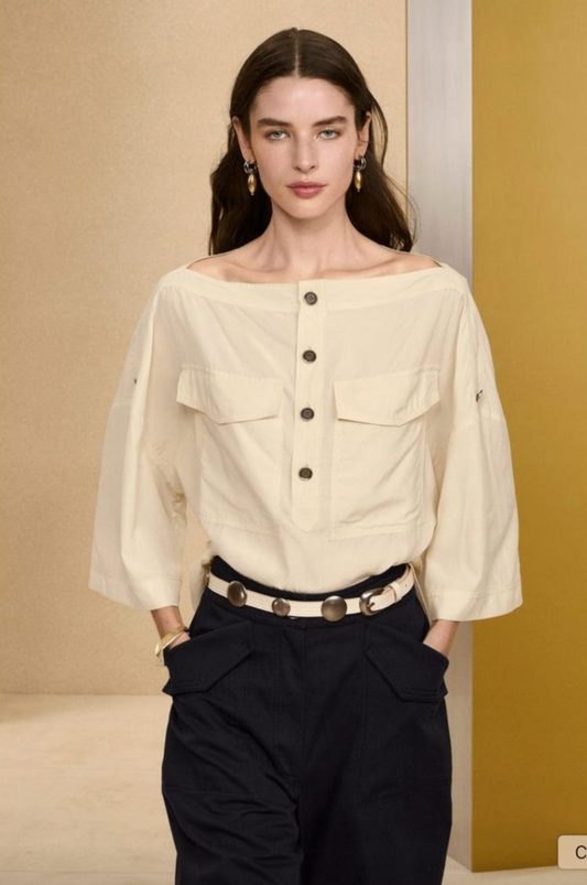 Zara SRPLS Shirt M Cream