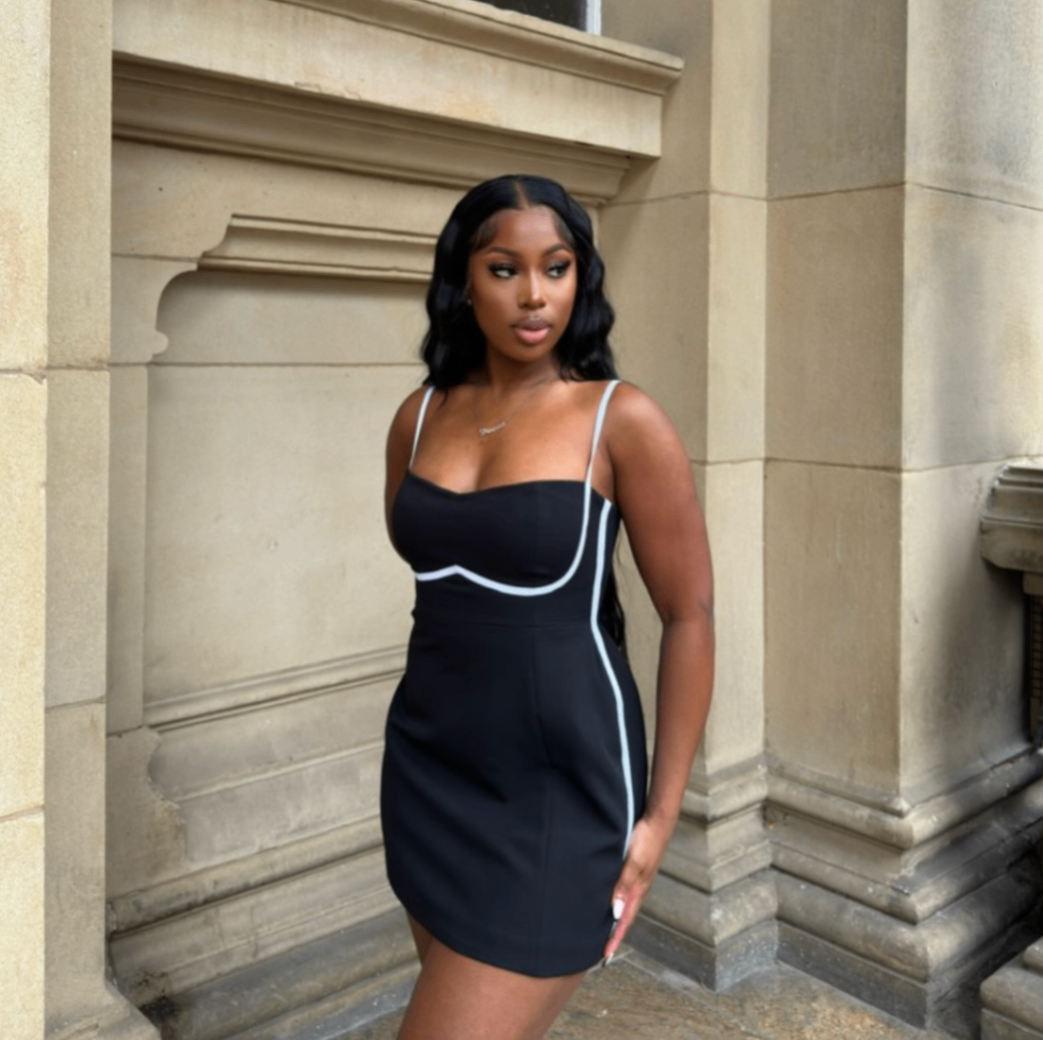 Maia Studios Dress L Black