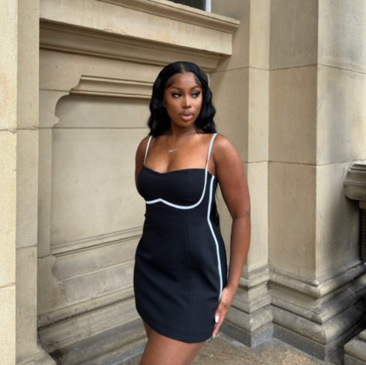 Maia Studios Dress L Black