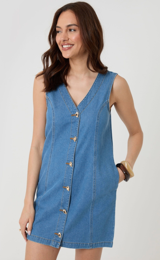 Threadbare Dress M Blue