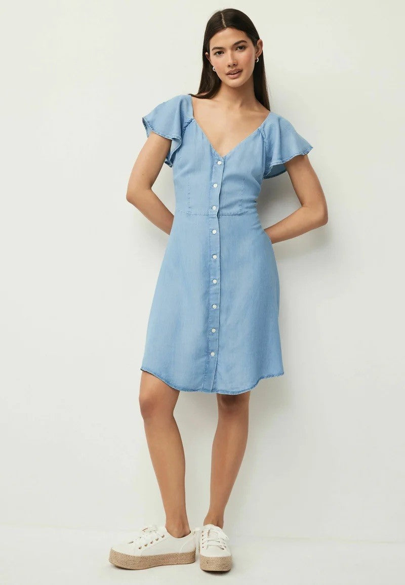 NEXT Dress UK 14 / EU 42 / US 10 Light Blue