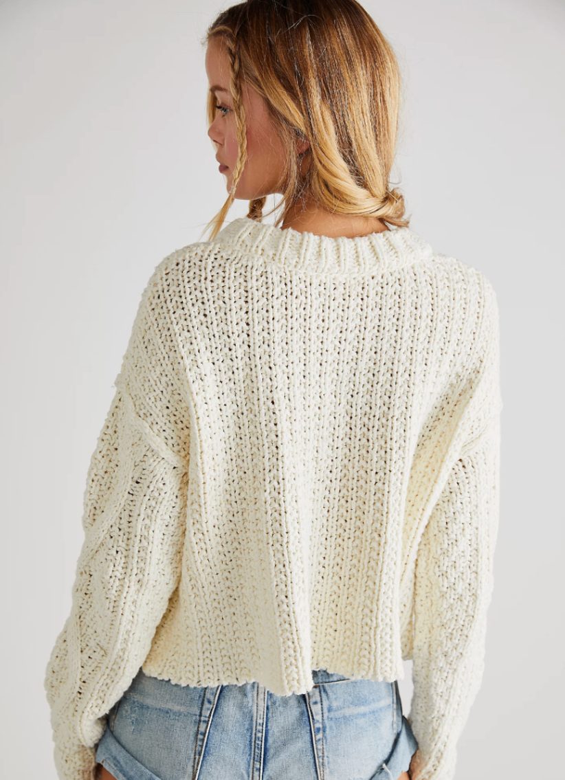 Free People Sweater M Cream
