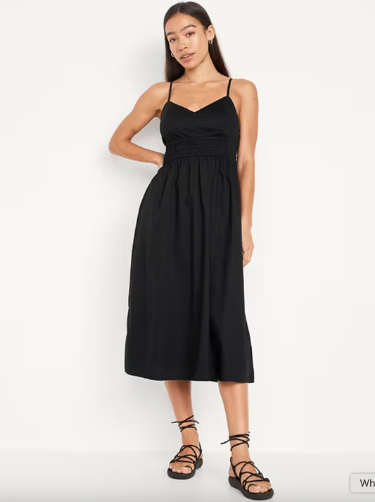 Banana Republic Dress S Tall Black
