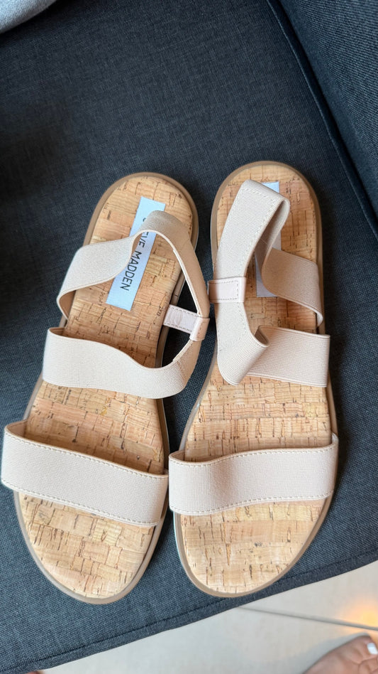 Steve Madden Sandals 8 Beige